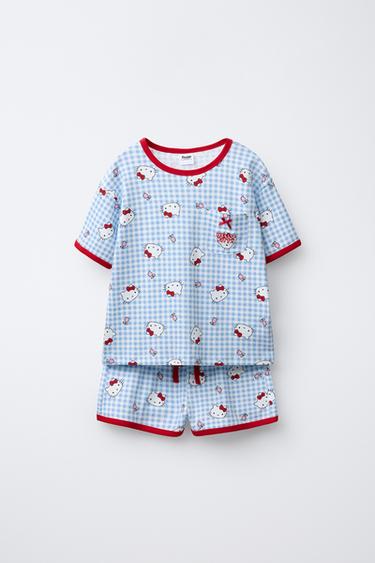 2-6 AÑOS/ PIJAMA HELLO KITTY © SANRIO - Azul de Zara - Imagen 0