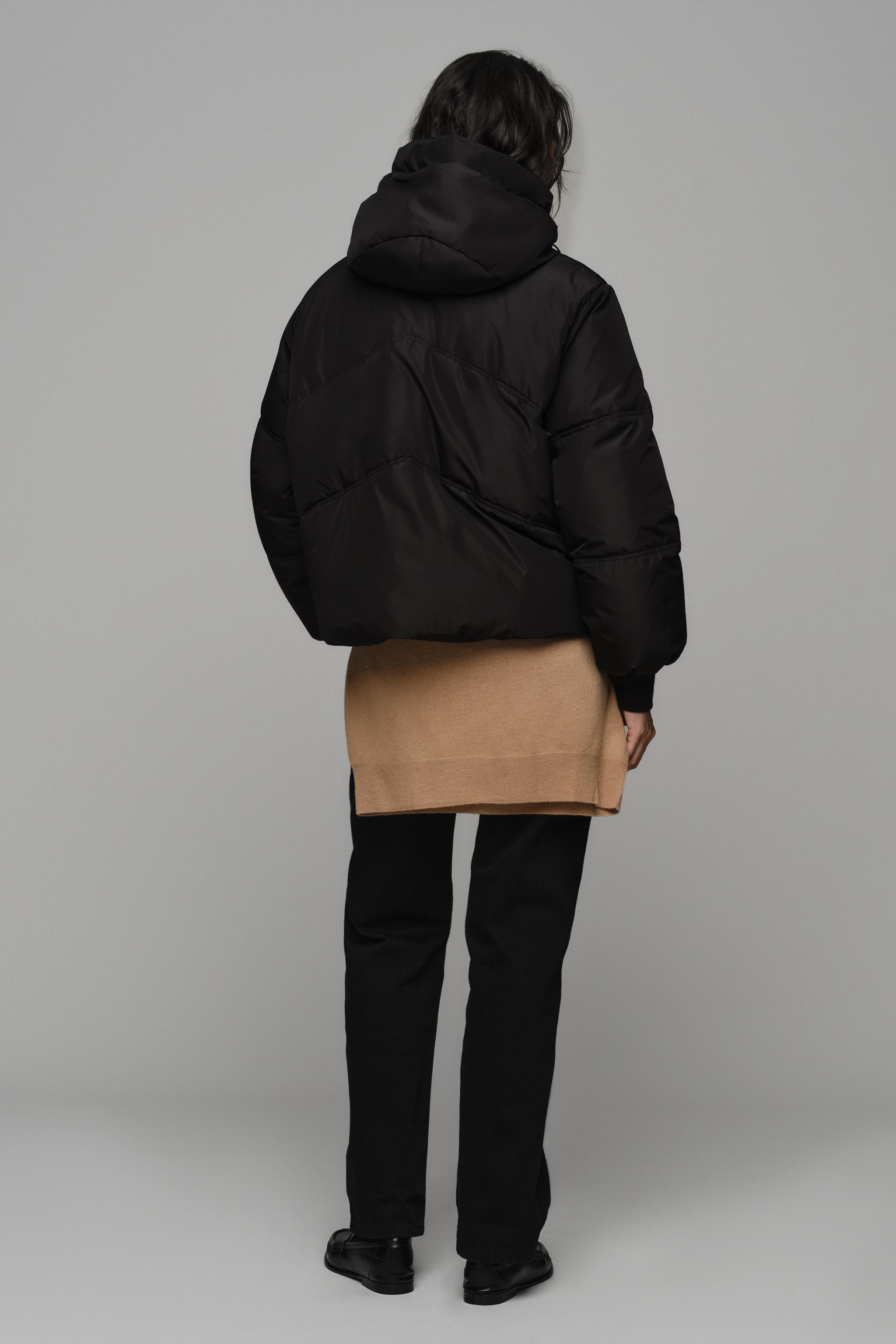 WATER-REPELLENT WINDPROOF PADDED HOODIE JACKET