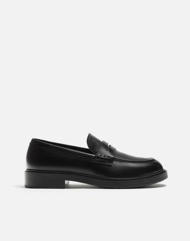FORMAL PENNY LOAFERS - Black by Zara