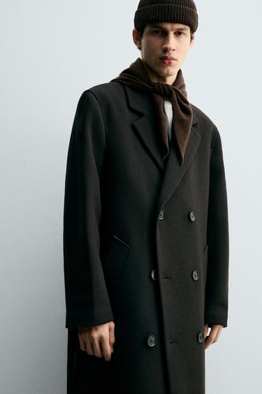 BONNET COURT EN MAILLE - Chocolat de Zara - Image 2