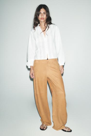 LACE SHIRT - White by Zara - Image 0