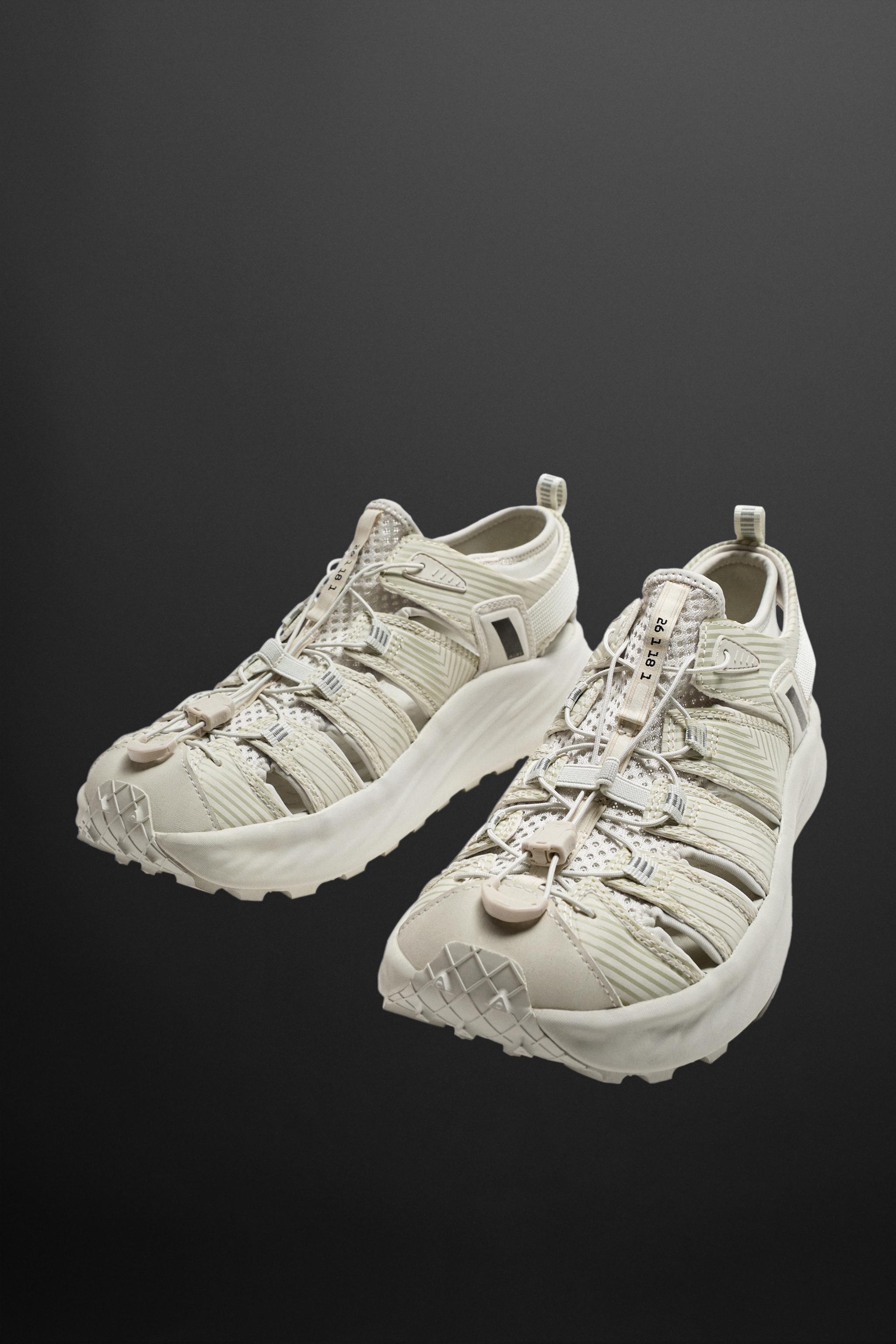 ZARA × MAISON SPECIAL trekking shoes Zara women Hiking Boots Khaki, Olive Green US 8.5 EU 39 | eBay