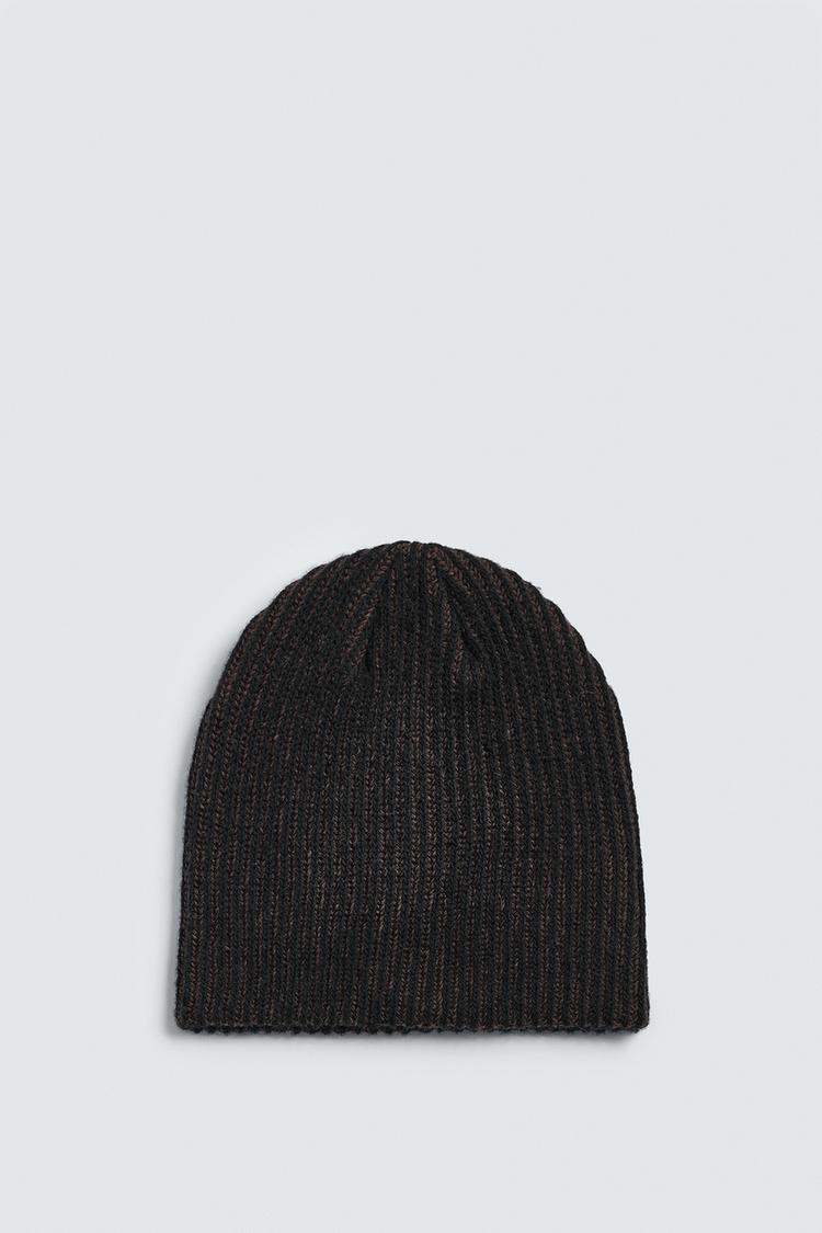 ZARA AARON LEVINE X ZARA WOOL BLEND BEANIE
