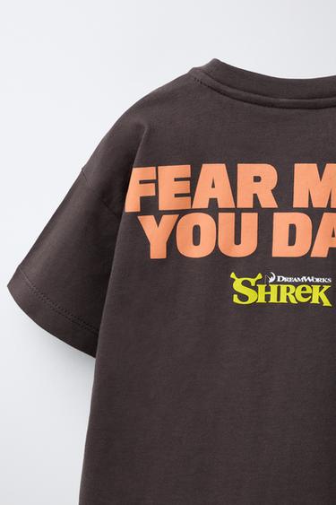 T-SHIRT LE CHAT POTTÉ SHREK ® DREAM WORKS - Gris anthracite de Zara - Image 3