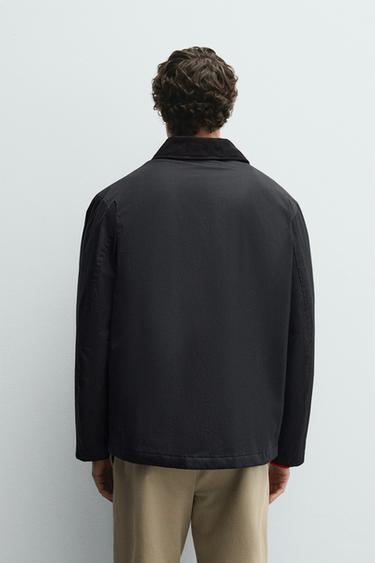 CONTRAST COLLAR PARKA - Dark grey by Zara - Image 2