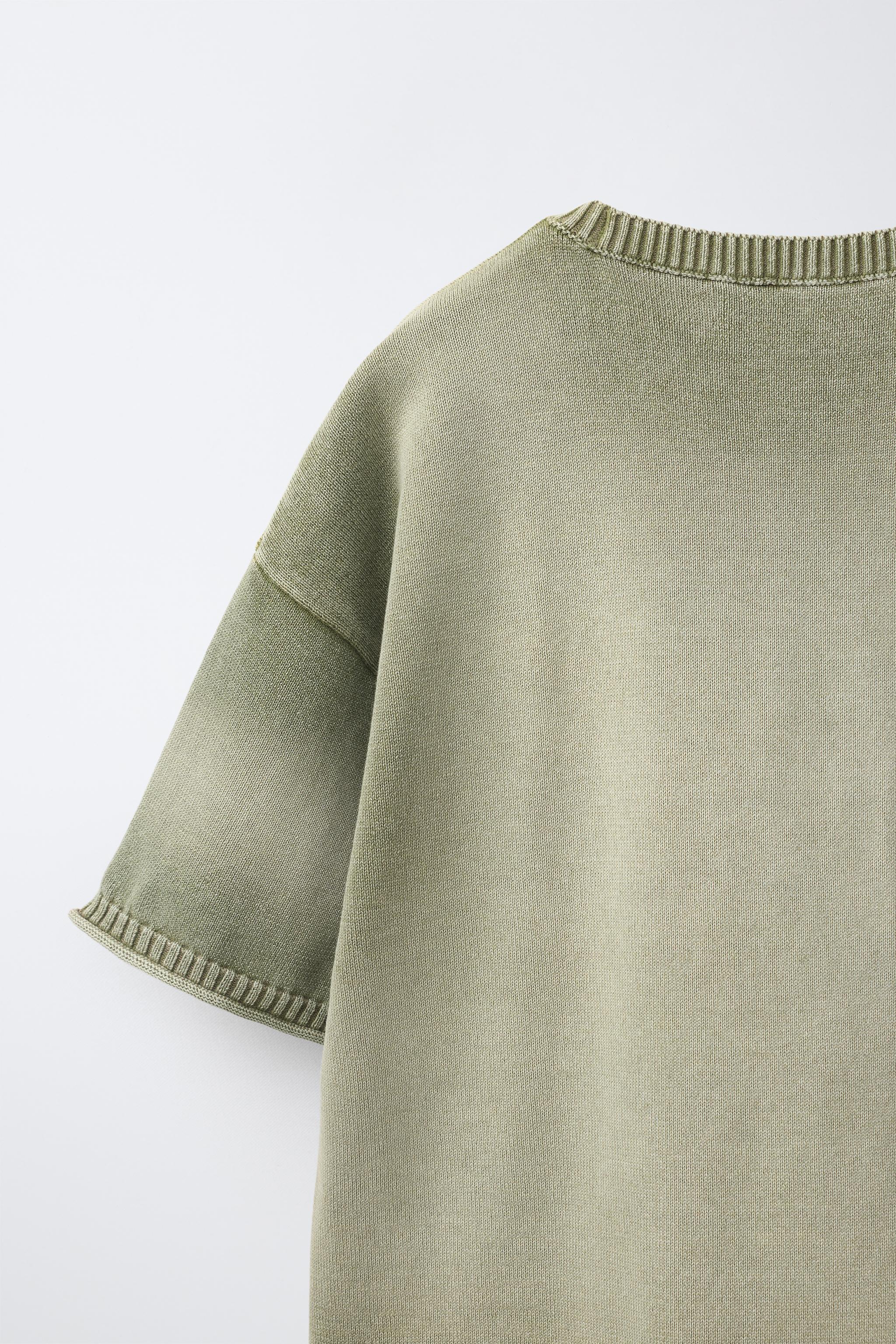 Детские футболки Zara WASHED EFFECT T-SHIRT — фото 4