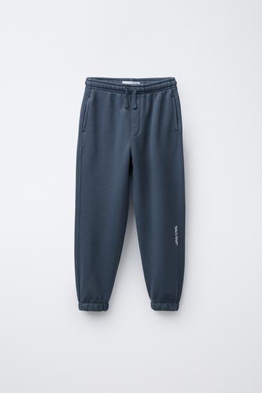HOODIE AND JOGGER TROUSERS SET - Blue by Zara - Image 3