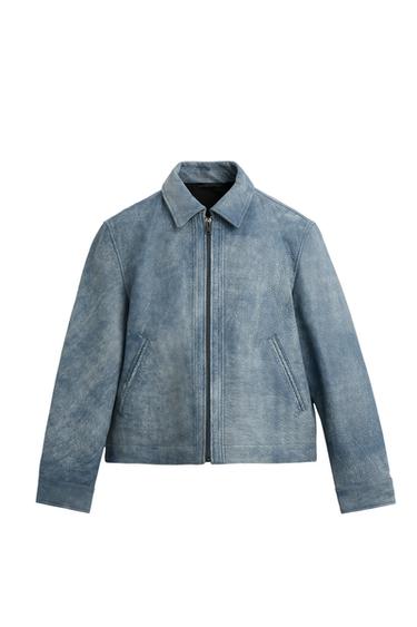 WASHED LEATHER JACKET