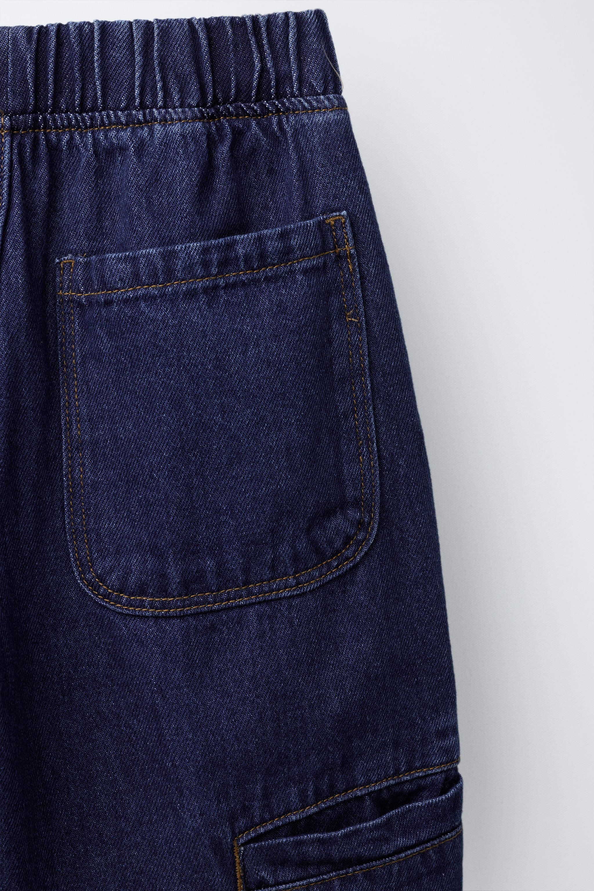 バルーンスリーブデニムパンツ - ライトブルー | ZARA Japan / 日本