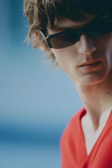 Zara RECTANGULAR SUNGLASSES - Brown