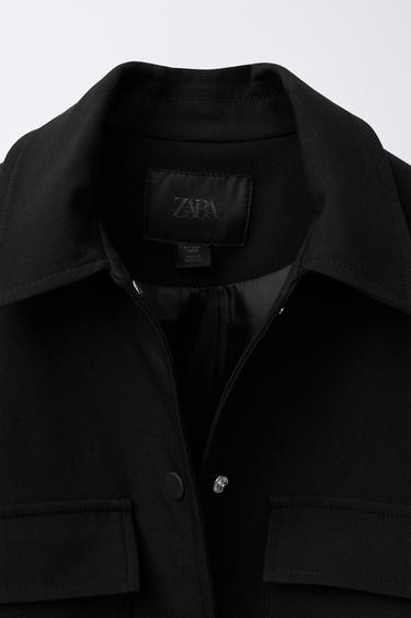 POCKET BOMBER JACKET - Black by Zara - Image 5