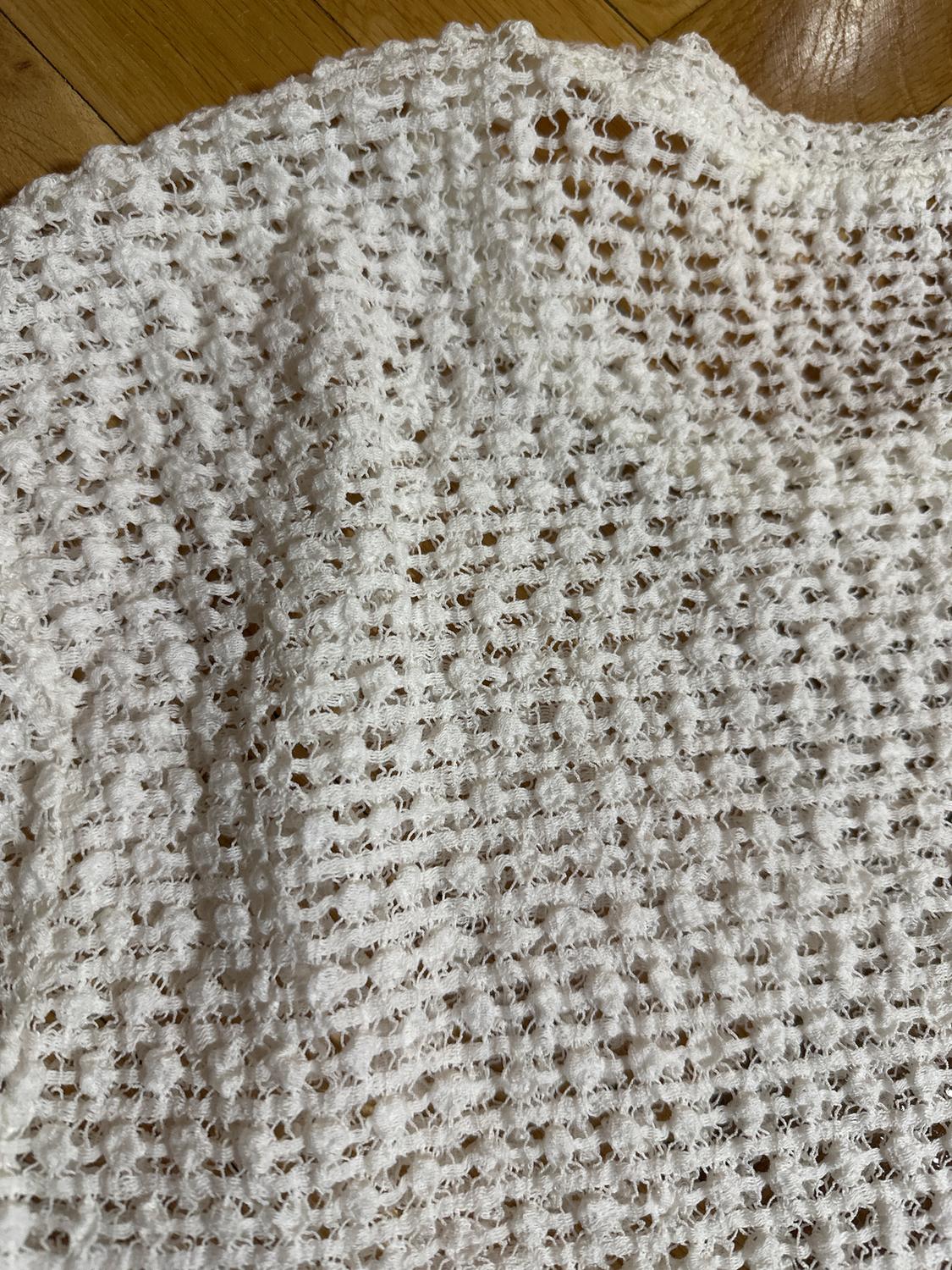 LONG SLEEVE CROCHET TOP - Image 3