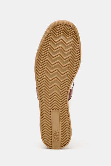 BASKETS - Rouge bourgogne de Zara - Image 4