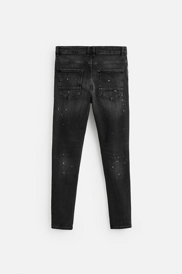 JEAN SKINNY DÉCHIRÉ - Charbon de Zara - Image 6