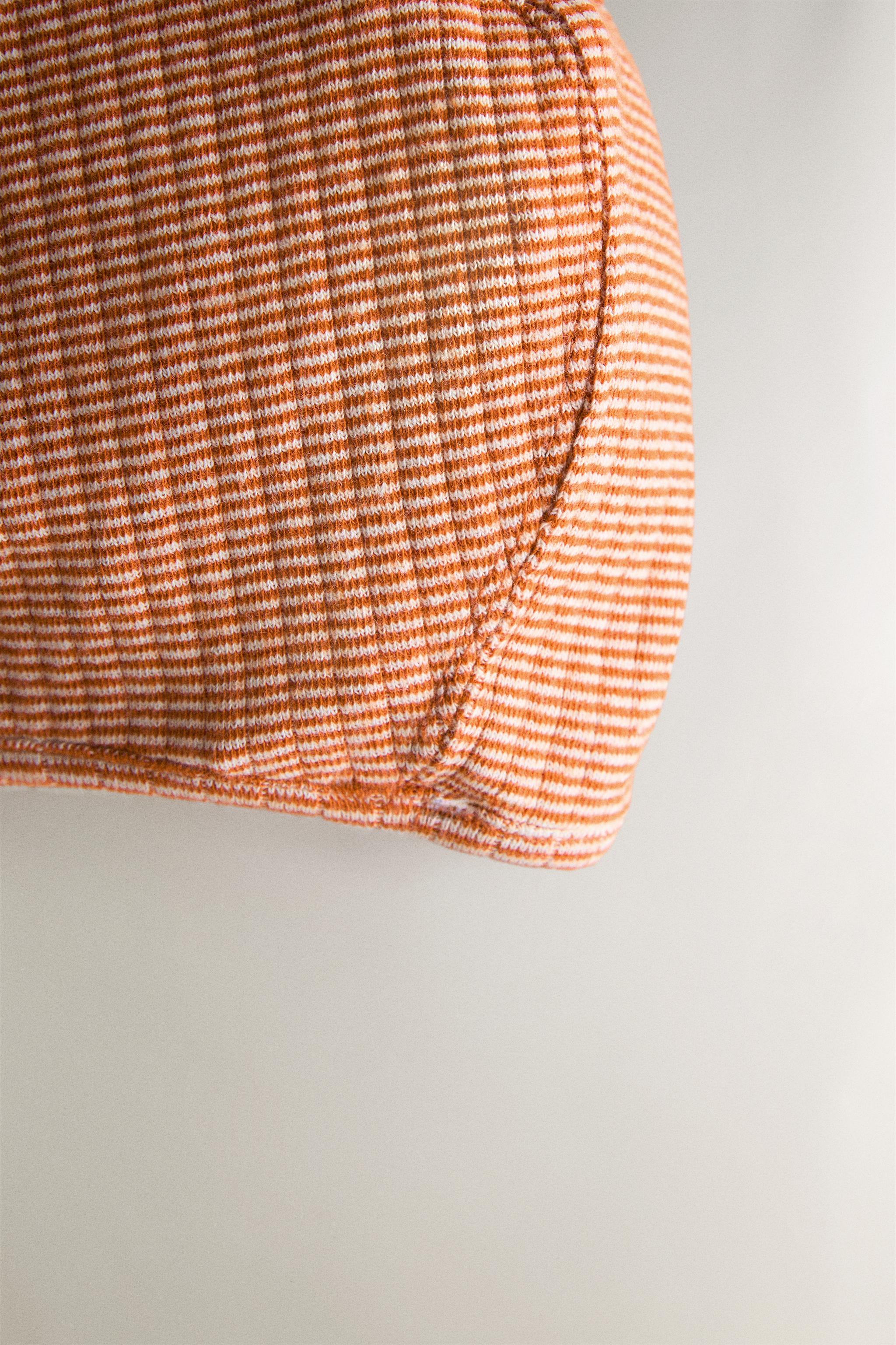 Zara KIDS' STRIPED BONNET — фото 3