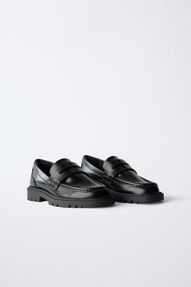 MOCASSINS SCOLAIRES - Noir de Zara - Image 1