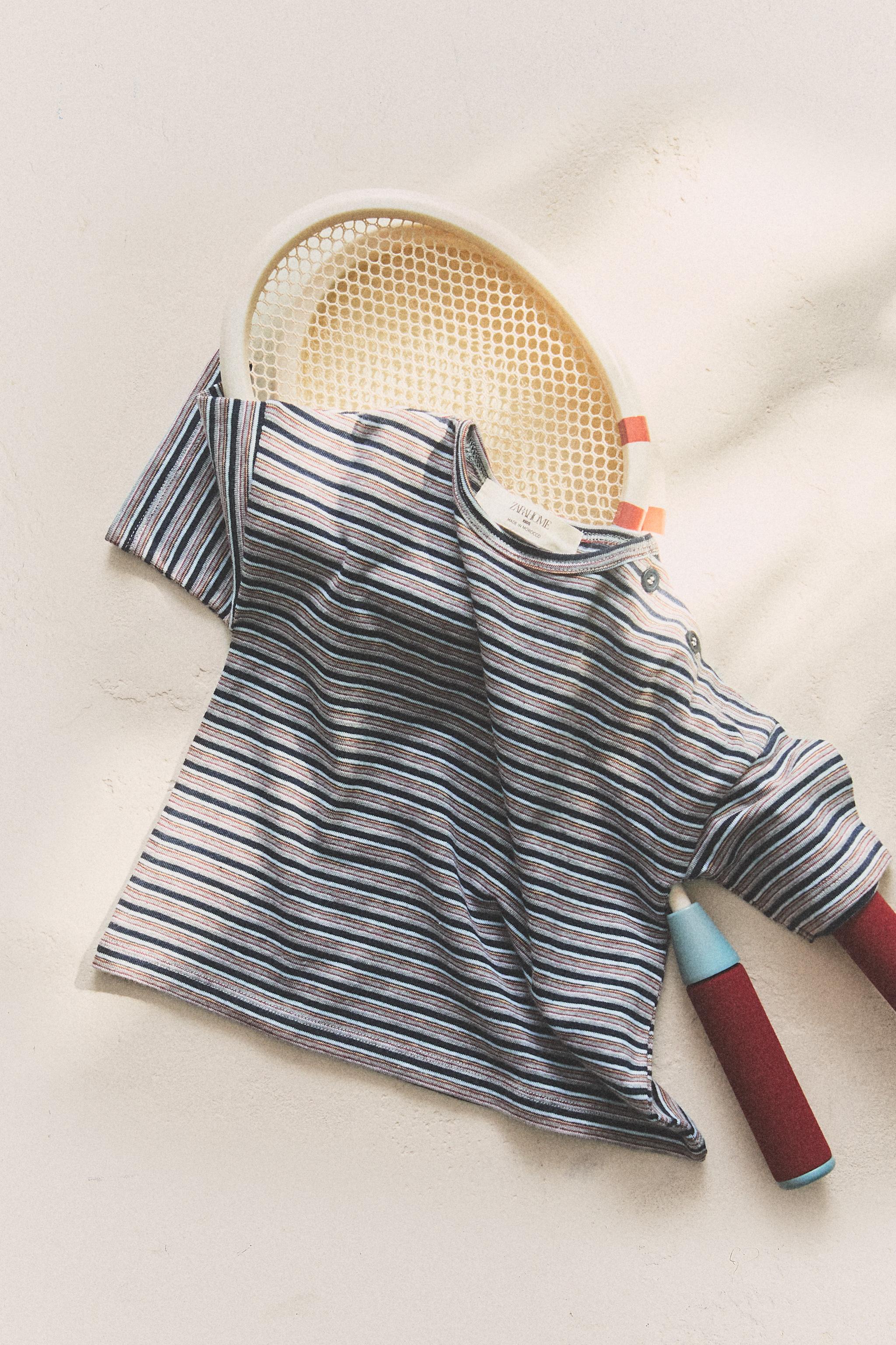 T-SHIRT DE PLAGE ENFANT RAYURES