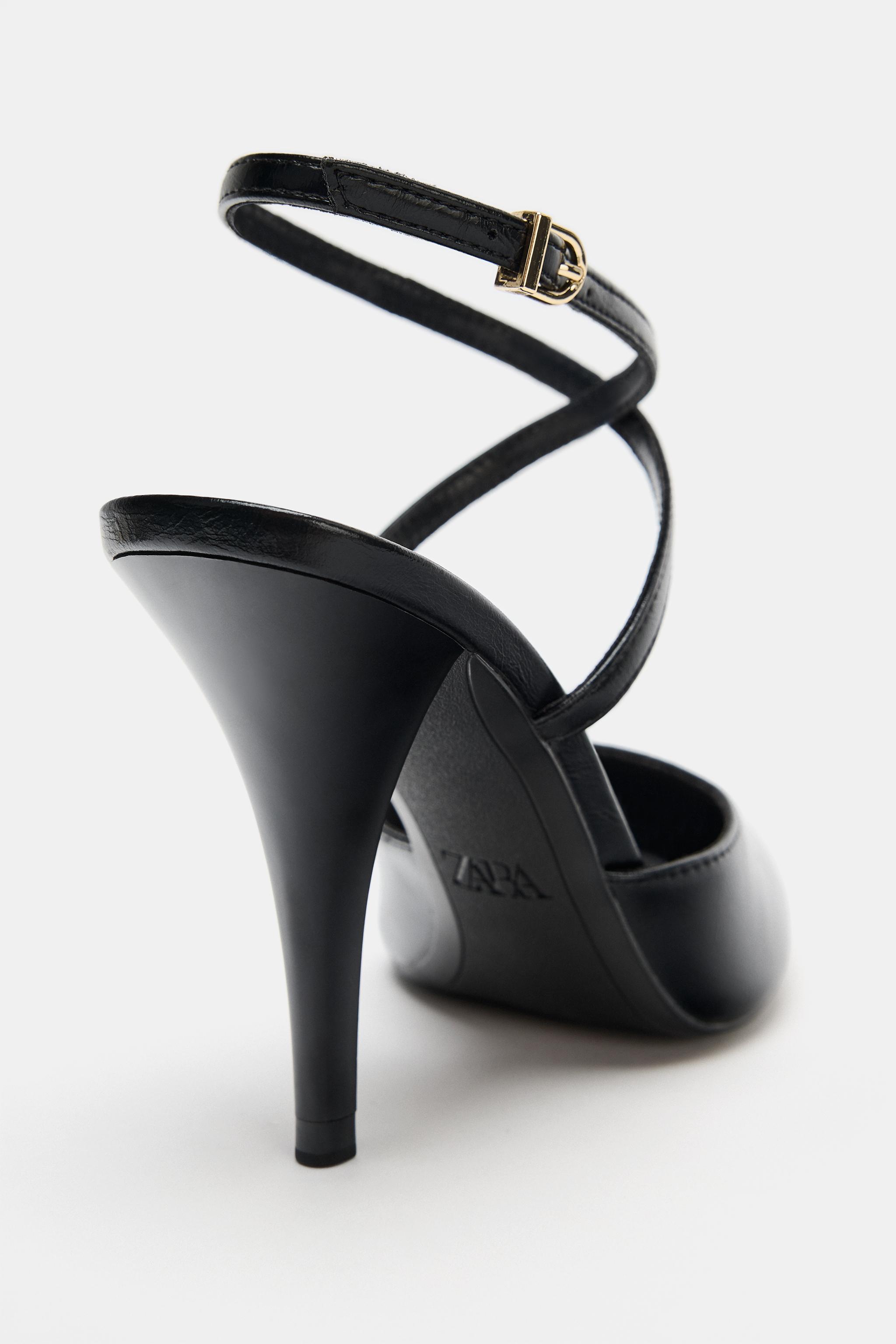 POINTED TOE SLINGBACK HEELS
