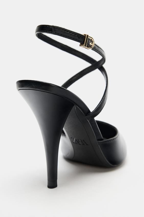 CHAUSSURES POINTUES À BRIDE ARRIÈRE - Noir de Zara - Image 5
