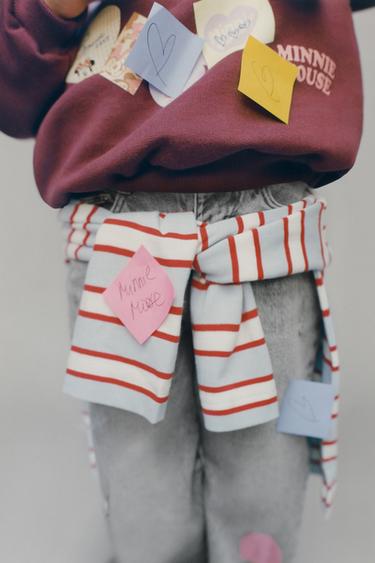 MINNIE MOUSE AND FRIENDS © DISNEY PATCH SWEATSHIRT - Burgundy by Zara