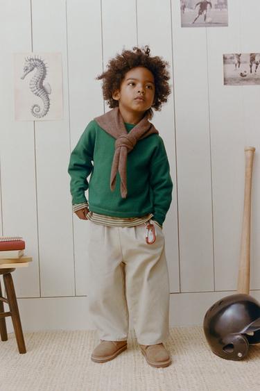 LINED LEATHER BOOTS - Brown by Zara