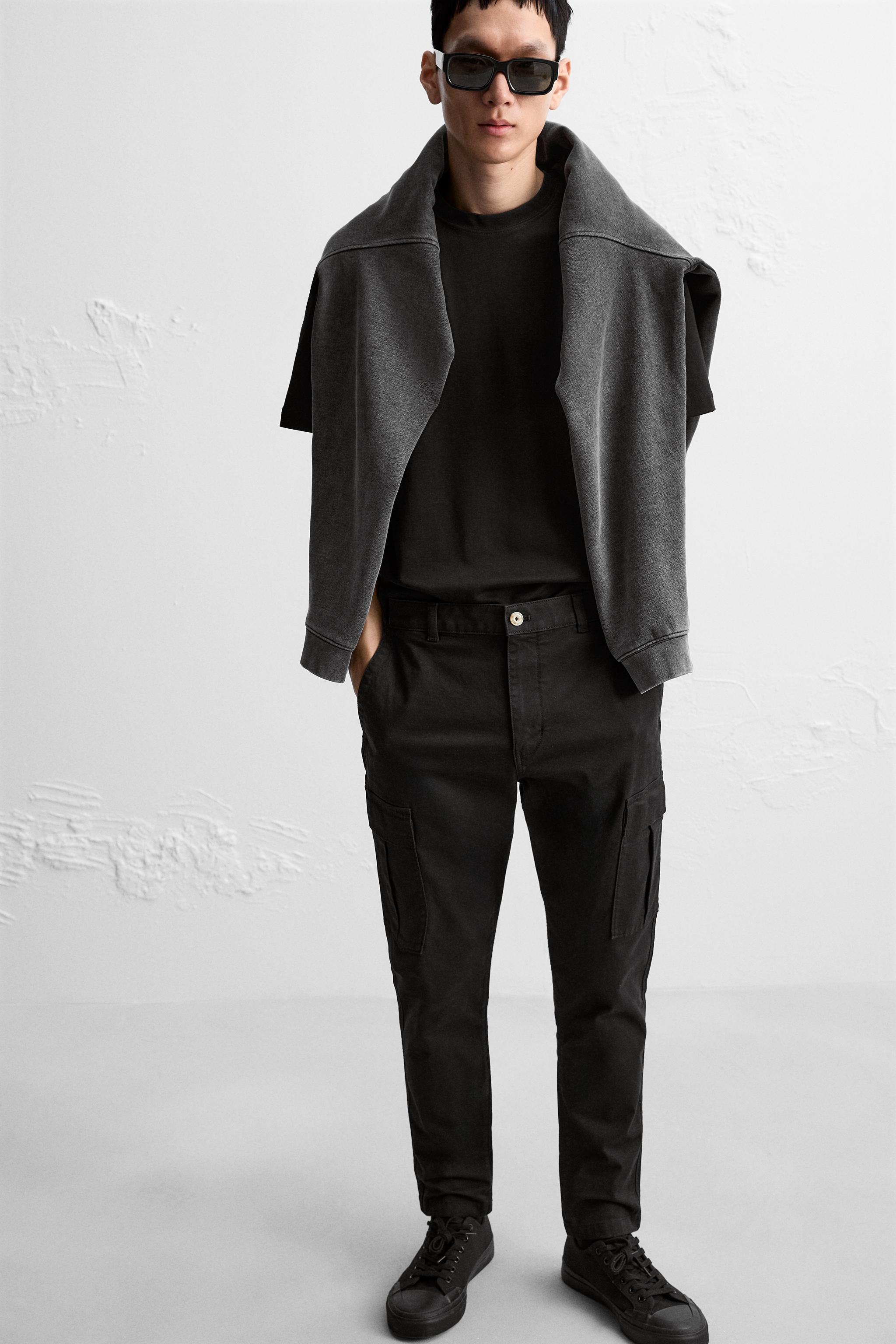 Pantalon cargo homme zara new arrivals