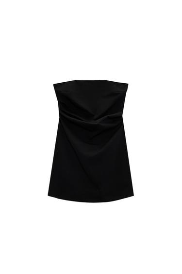 STRAPLESS SHORT DRESS
