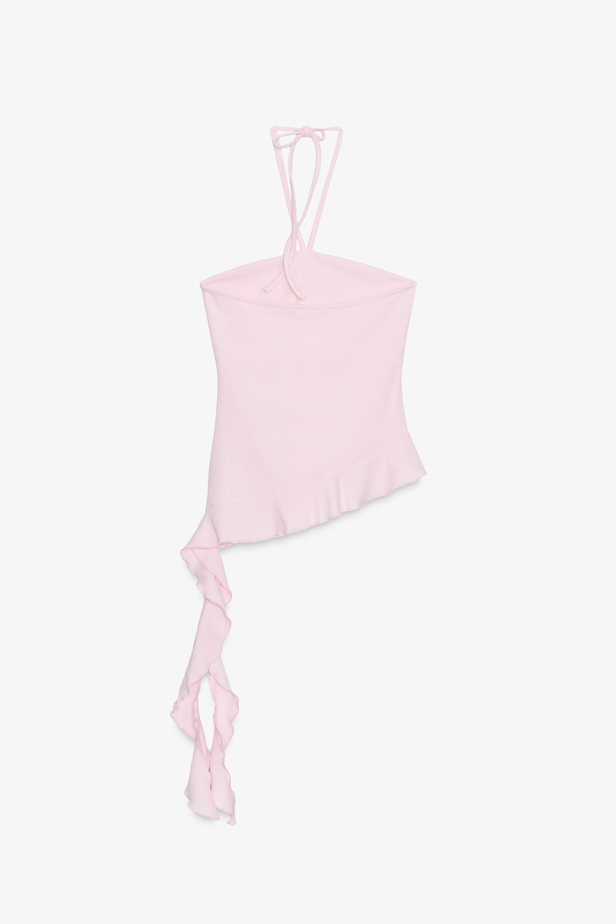ラブリ RUFFLED TEXTURED TOP - Yellow | ZARA United States