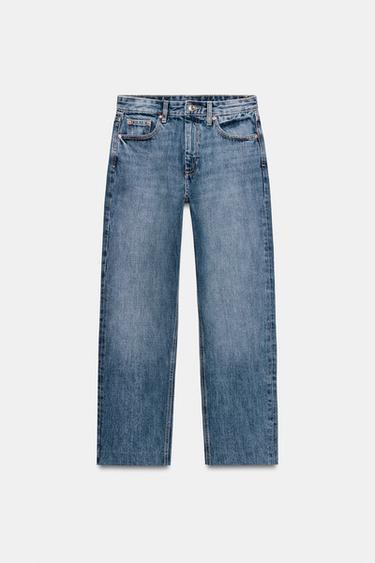 JEANS Z1975 SLIM MIT HOHEM BUND - Blau von Zara