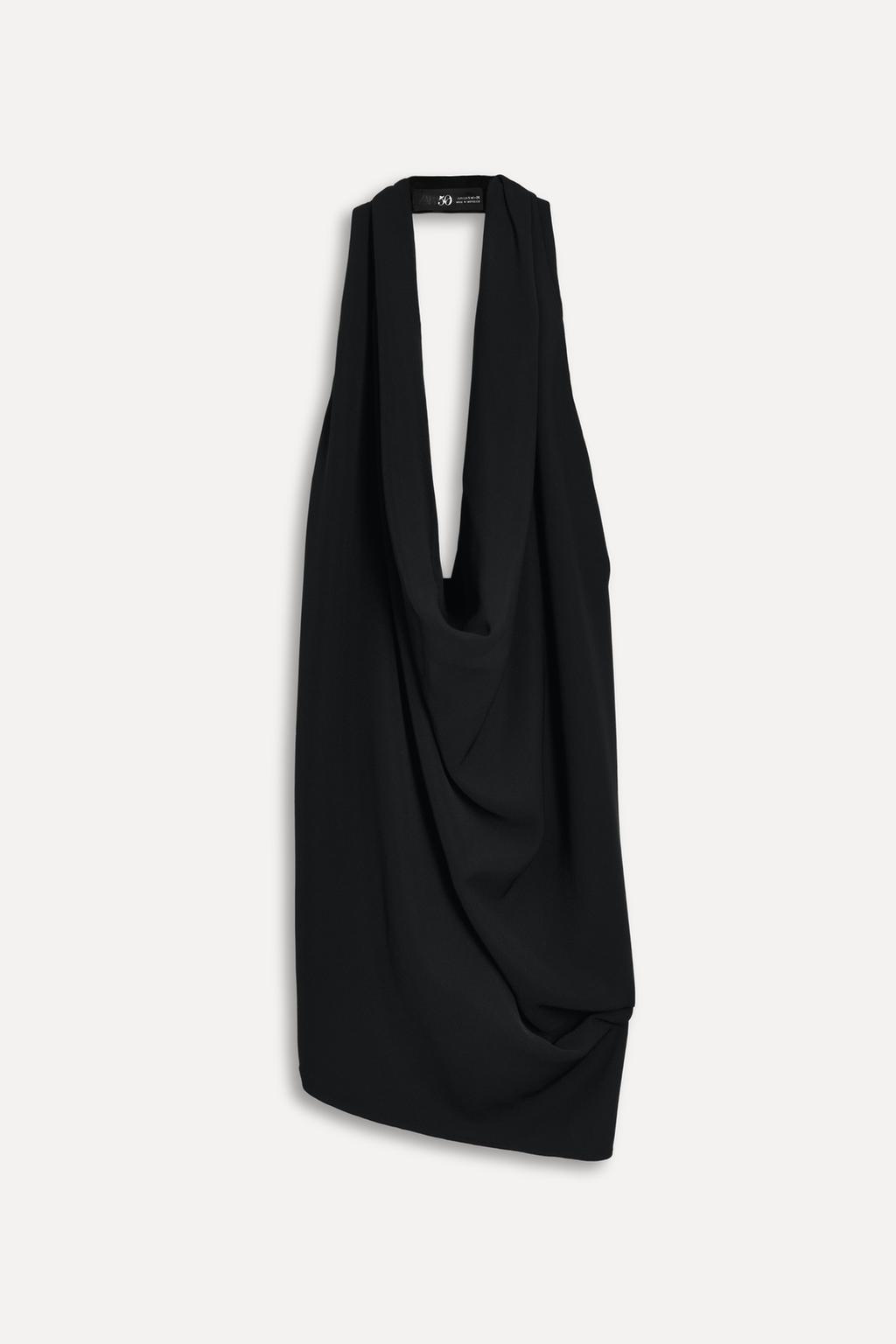 TOP HALTER DRAPPEGGIATO 50TH ANNIVERSARY