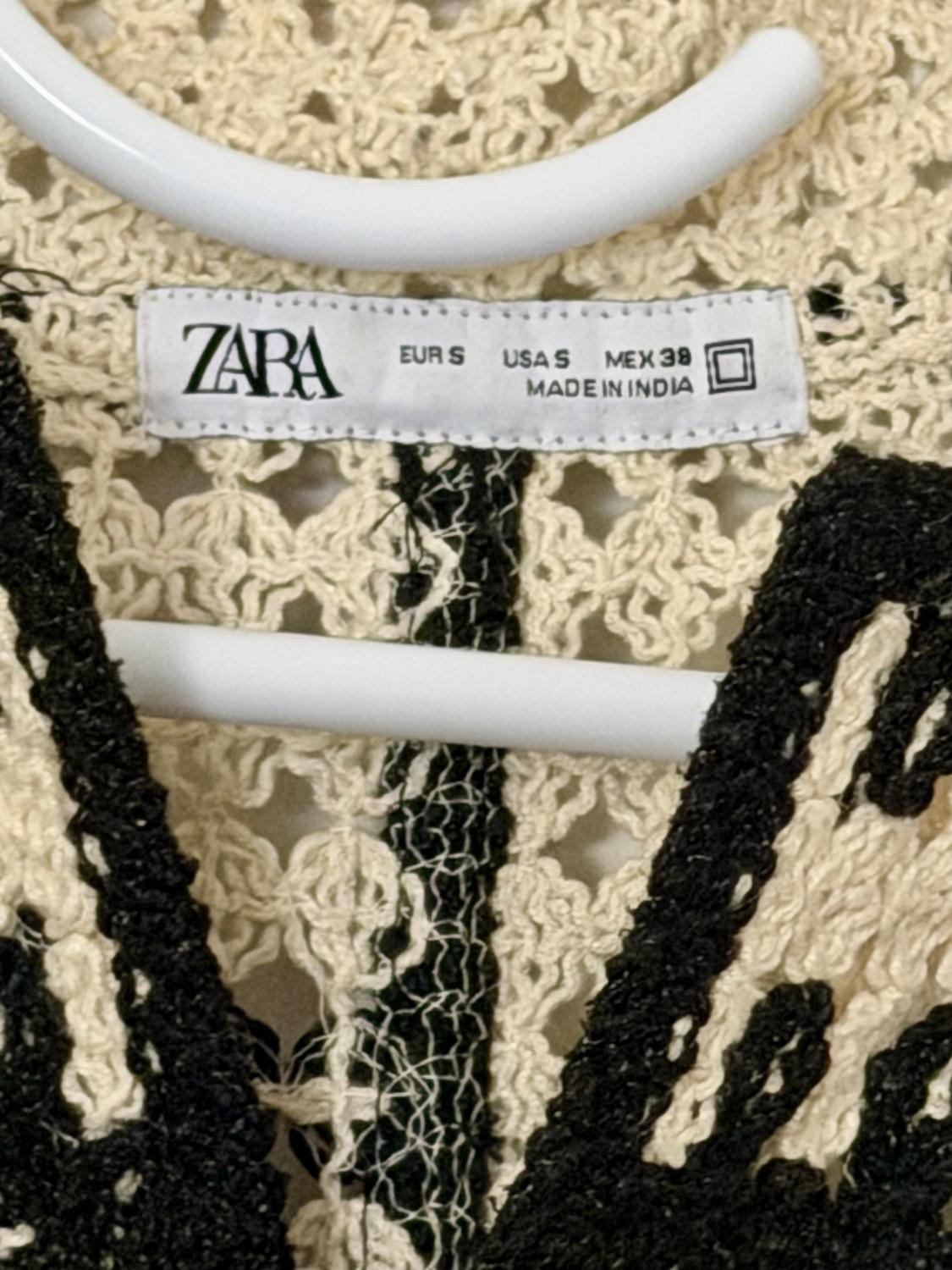 CONTRAST CROCHET SHIRT - Image 4