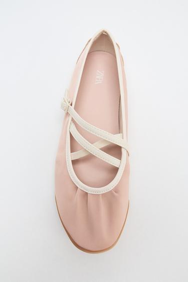 ΑΘΛΗΤΙΚΗ ΜΠΑΛΑΡΙΝΑ ΣΑΤΙΝΕ - Ροζ του Zara