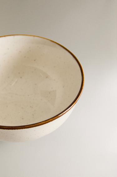 MINIBOL PORCELAINE BORD EFFET ANTIQUE - Écru clair de Zara - Image 2
