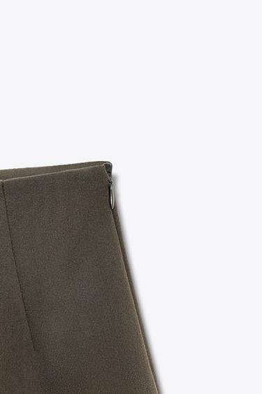 SHORT TAILLE HAUTE - Kaki foncé de Zara - Image 5