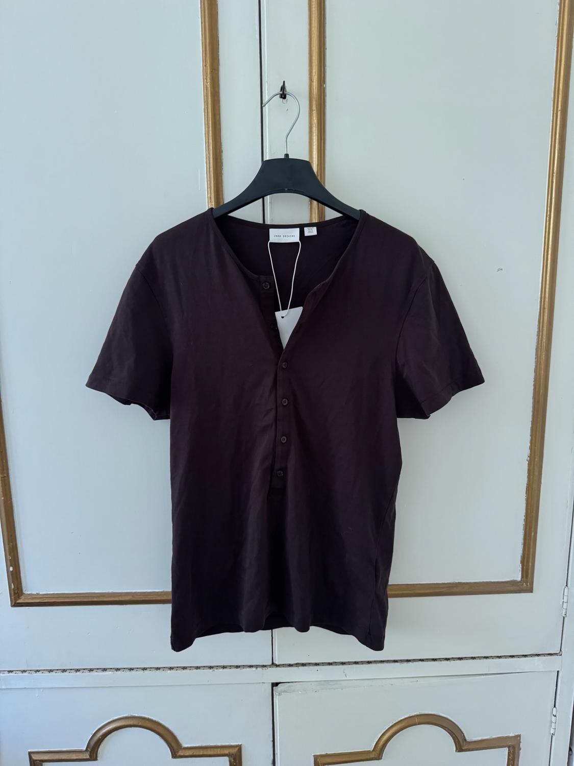 SLIM FIT HENLEY T-SHIRT - Image 2