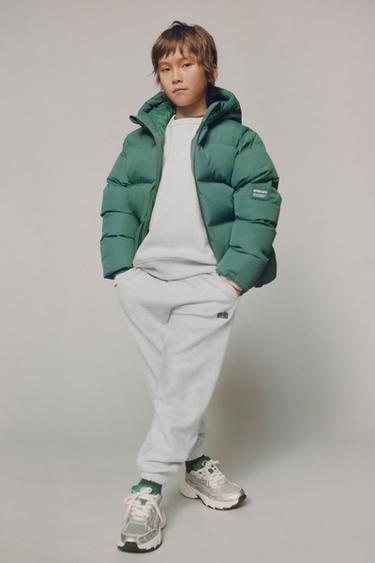 刺繍入りスウェットシャツ＆ジョガーパンツセットグレーマールZaraの刺繍入りスウェットシャツ＆ジョガーパンツセット - グレーマール 