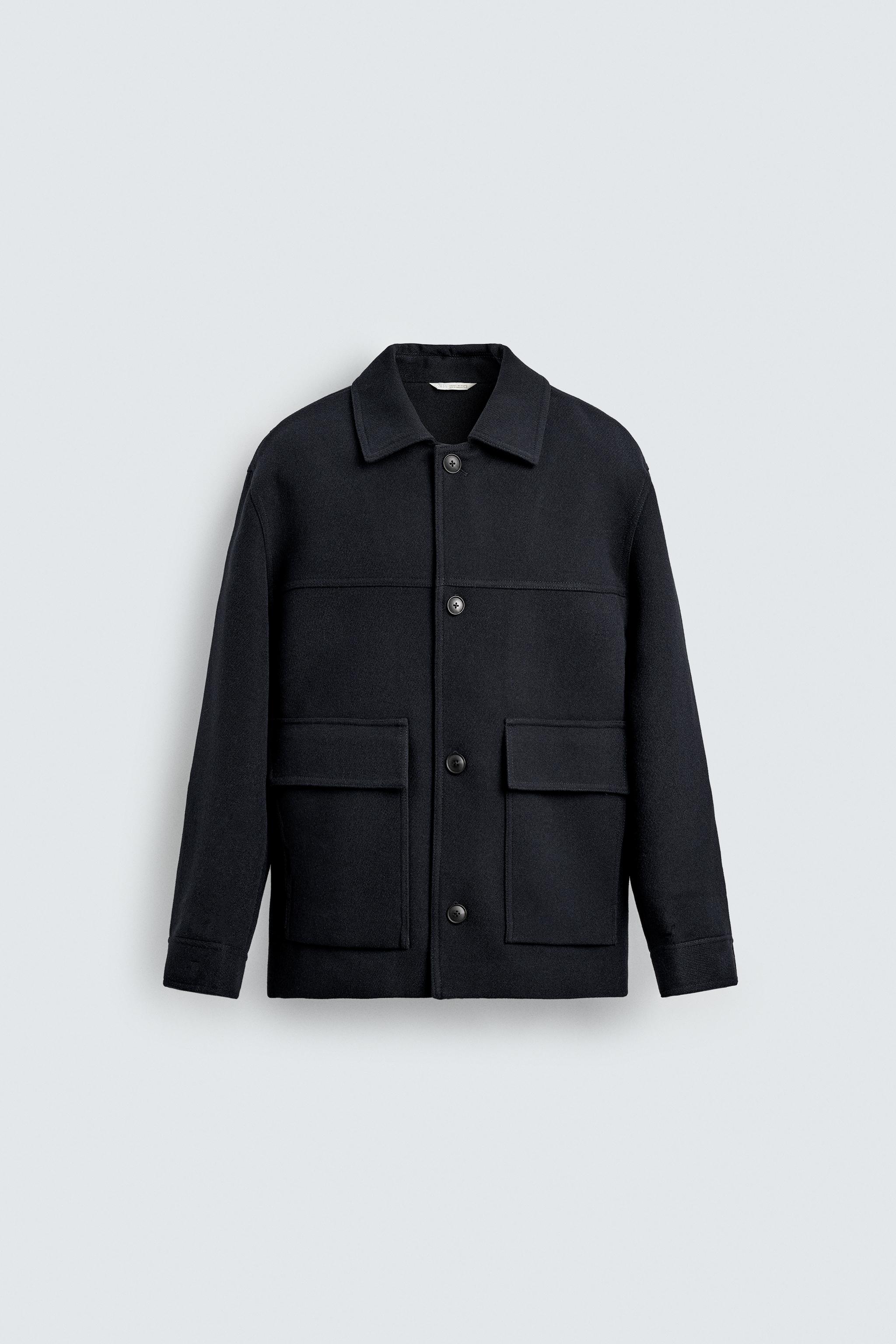 REGULAR FIT POCKET OVERCOAT