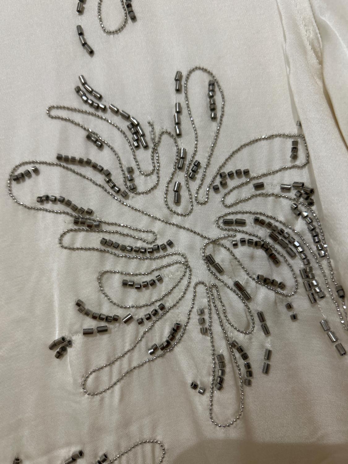 ZW COLLECTION BEADED EMBROIDERY SHIRT - Image 4