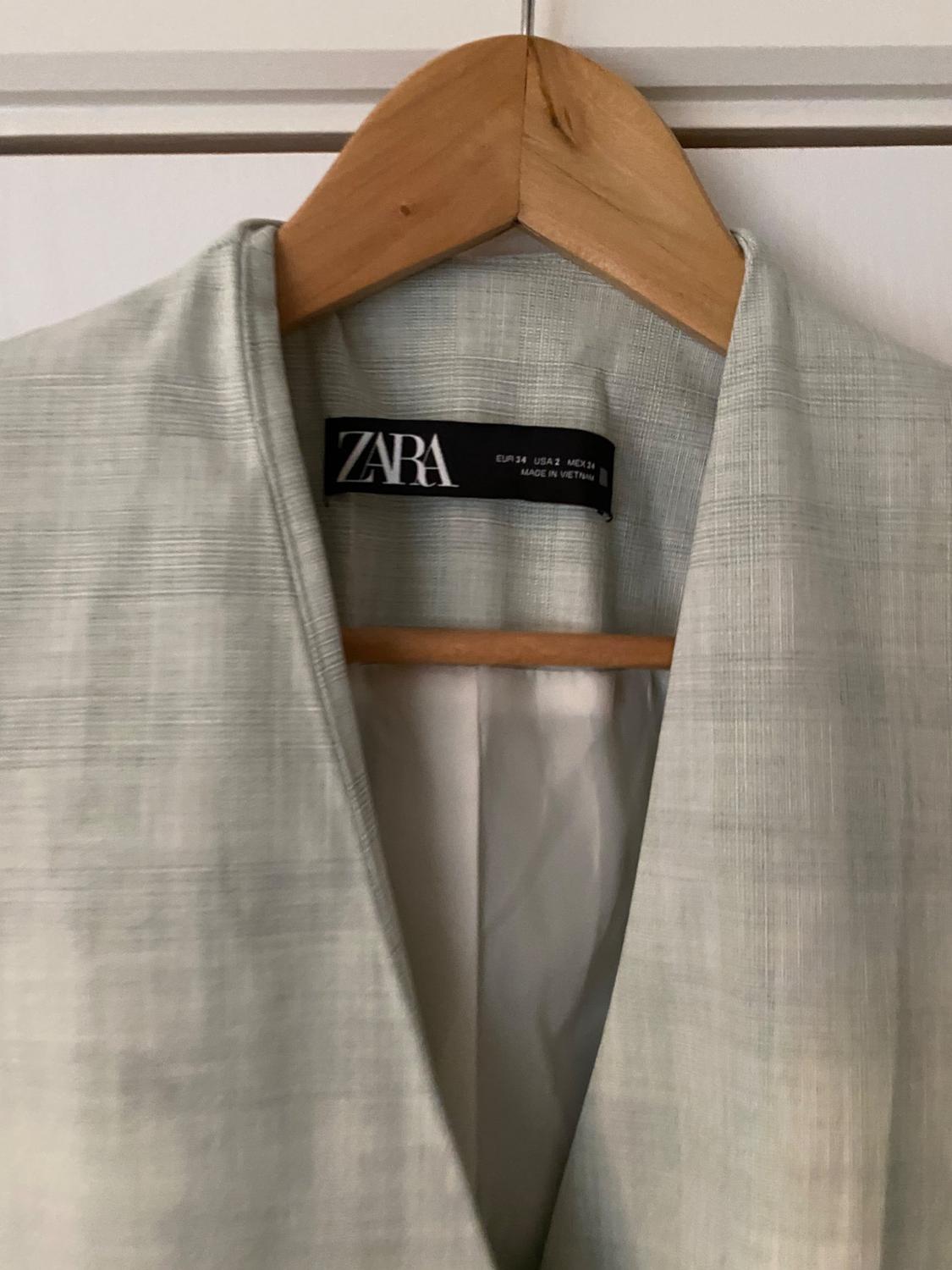 FITTED CHECK BLAZER - Image 2