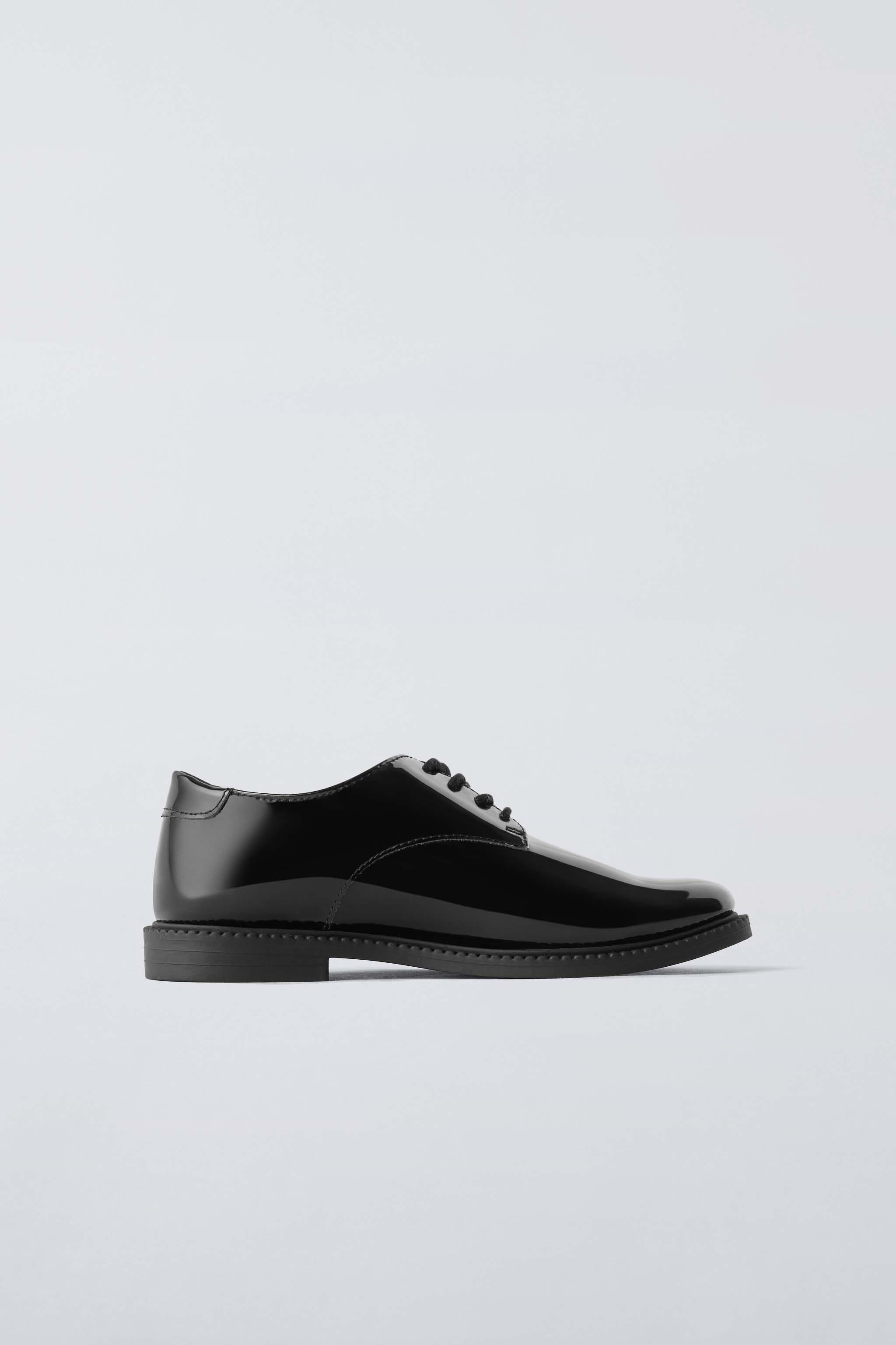 Fashion zara platform derby shoes