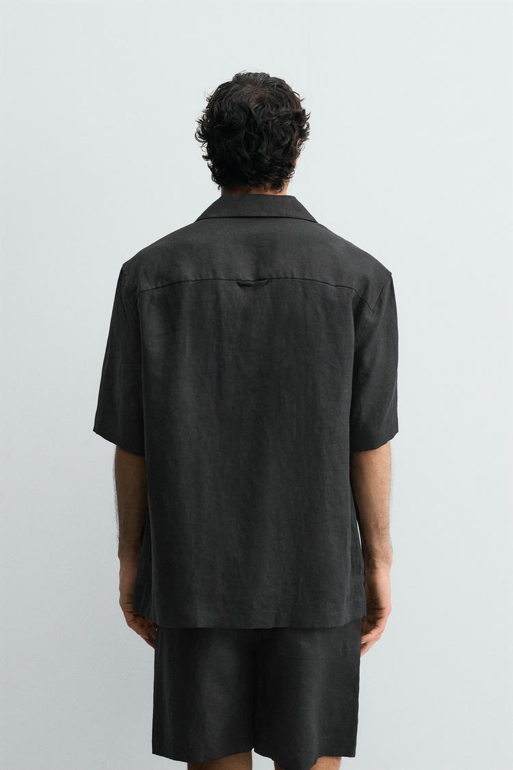 Camisa de lino 100% corte relajado 3