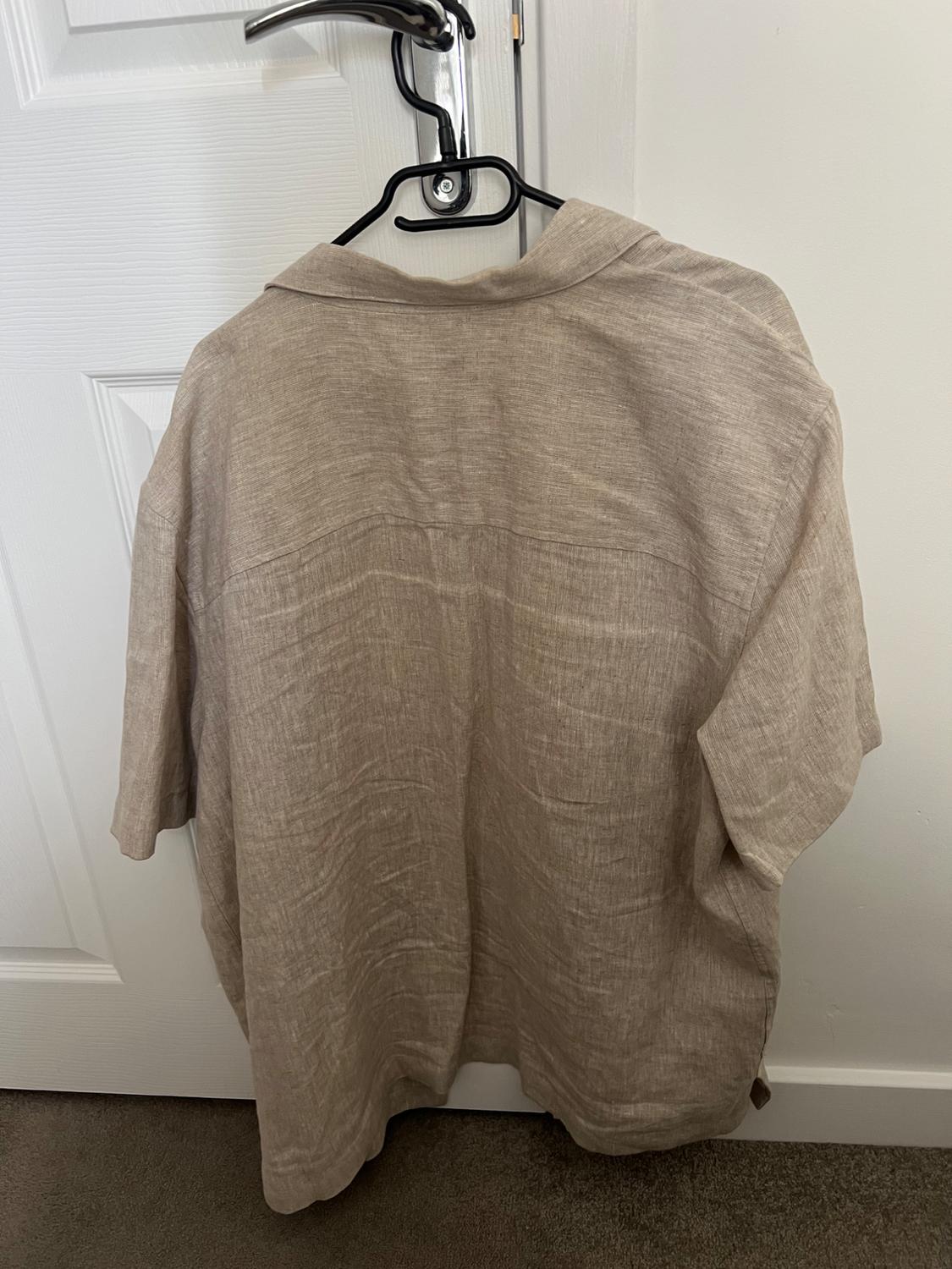 TEXTURED LINEN/COTTON SHIRT - Image 2