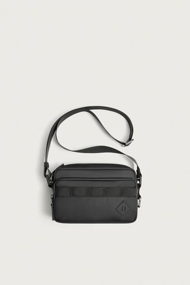 BANDOLERA ENGOMADA - Negro de Zara