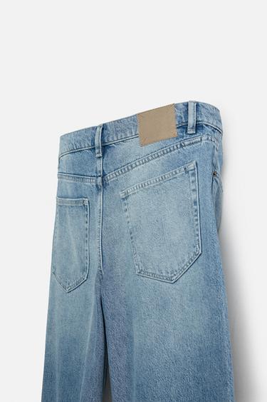 JEAN COUPE DROITE LONGUEUR CHEVILLE - Bleu moyen de Zara - Image 8