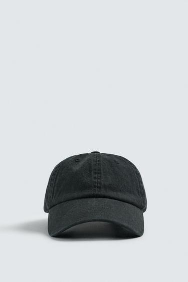 WASHED COTTON CAP - Navy blue by Zara - Image 1