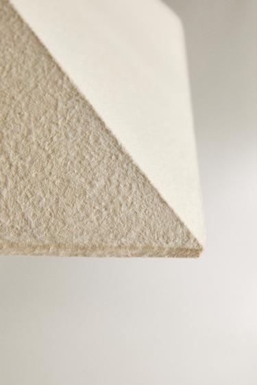 LAMPE PLAFOND PAPIER GÉOMÉTRIQUE - Blanc de Zara - Image 2