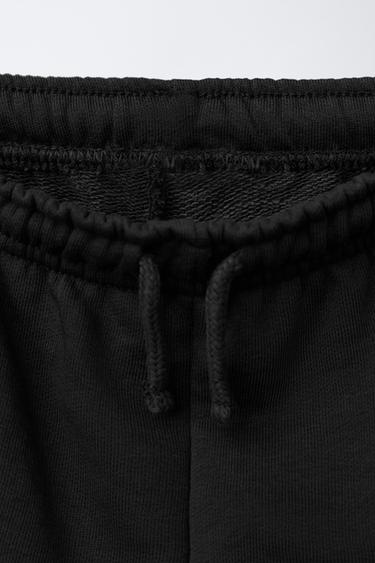 BASIC TEXT JOGGERS - Black by Zara - Image 2
