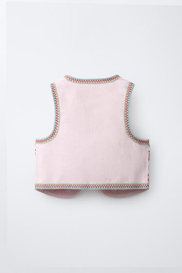 EMBROIDERED MIRROR WAISTCOAT - Multicoloured by Zara - Image 1