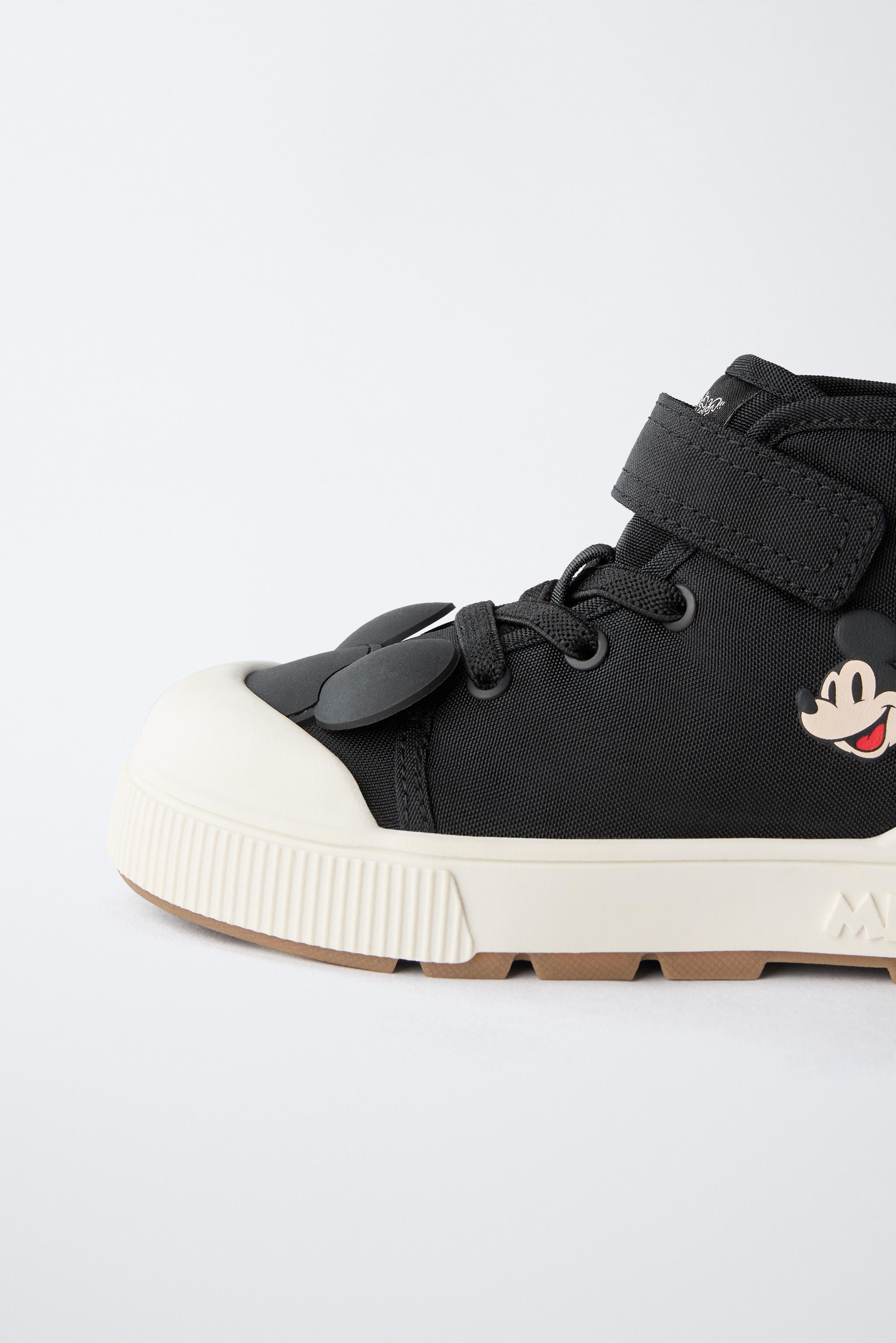 MICKEY MOUSE © DISNEY ハイカットスニーカー - ブラック | ZARA