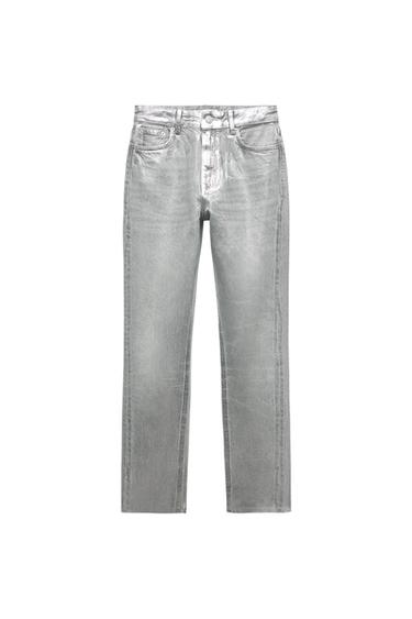 JEANS ZW SLIM TIRO MEDIO METALIZADOS
